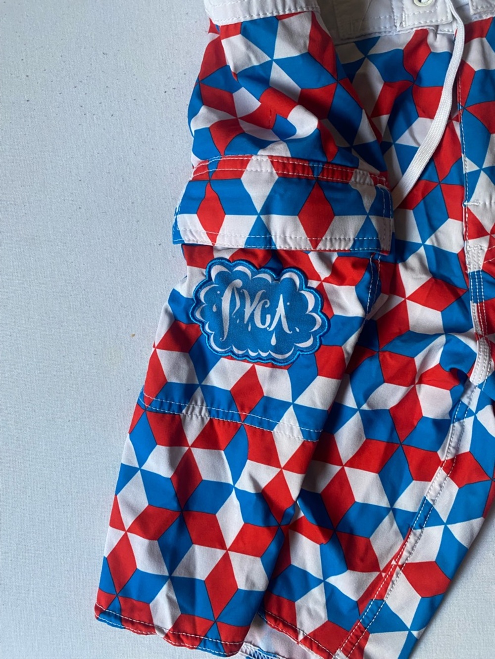RVCA BARRY MCGEE geometric rare BOARDSHORTS size 32 - Picture 3 of 6